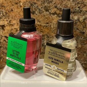 1-Letters to North Pole+1-Iced Vanilla Woods Limited Edition Wallflowers Refills